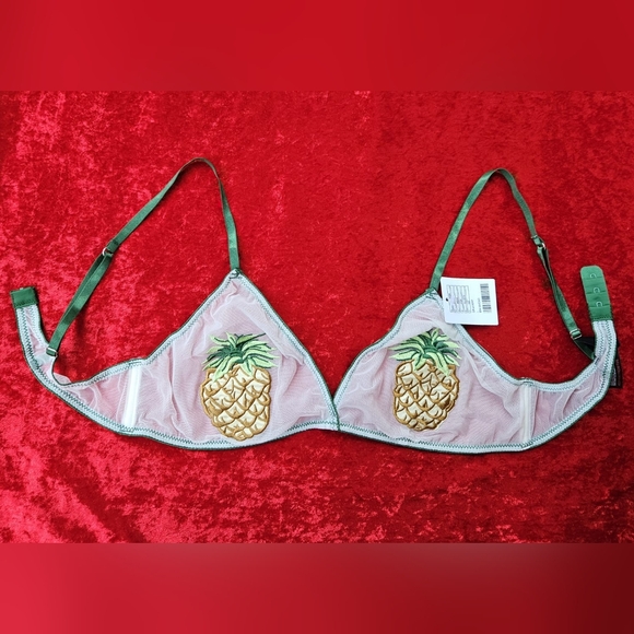 Babe Bralette Pineapple Out from Under Urban Outfitters. 🍍🍍🍍 - Picture 3 of 16